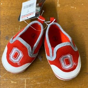 Ohio State Baby Shoes size 2